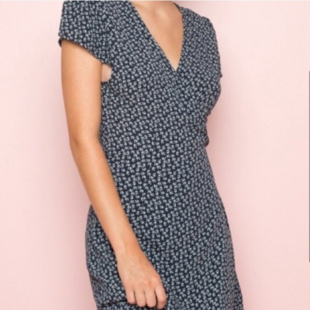 Brandy Melville Blue Floral Dress